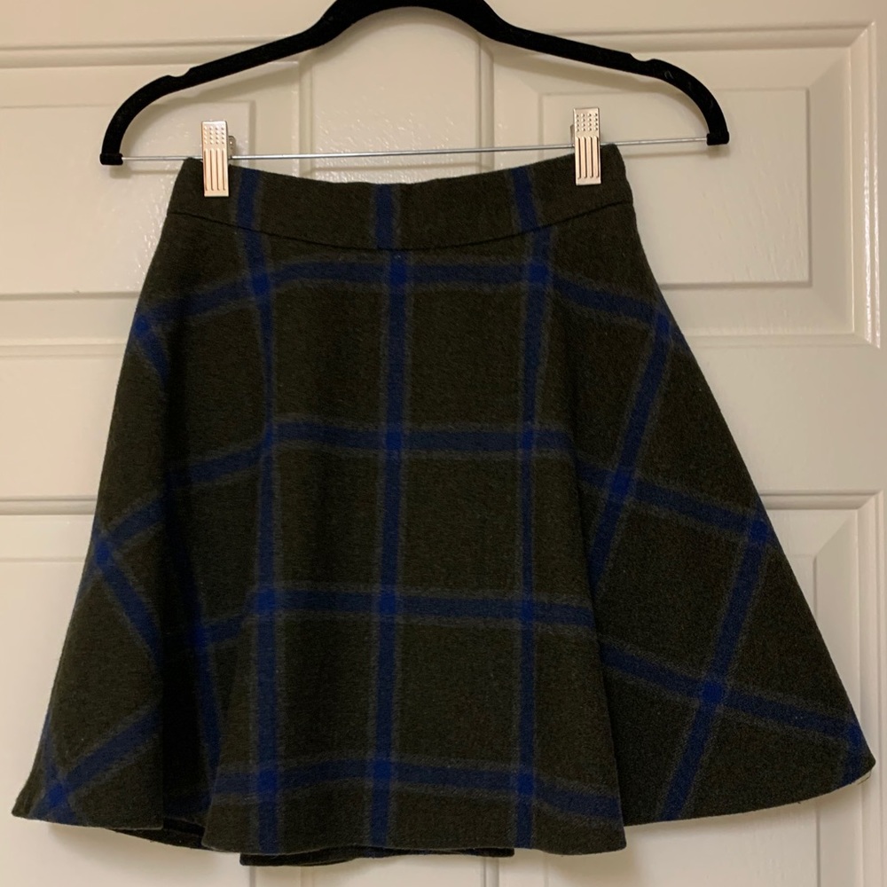 🎃Vintage Plaid Wool schoolgirl skirt - Picture 4 of 5